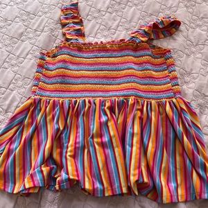 WALMART BRAND TERRA & SKY RAINBOW 🌈 TANK N SHORTS